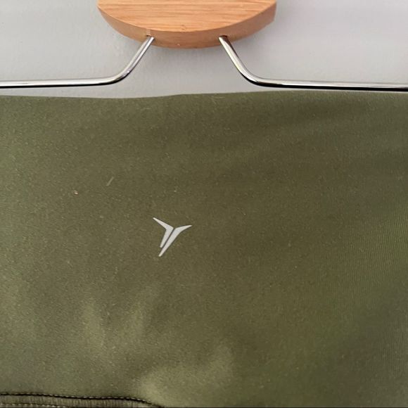 Olive Green Workout Leggings - Picture 5 of 6